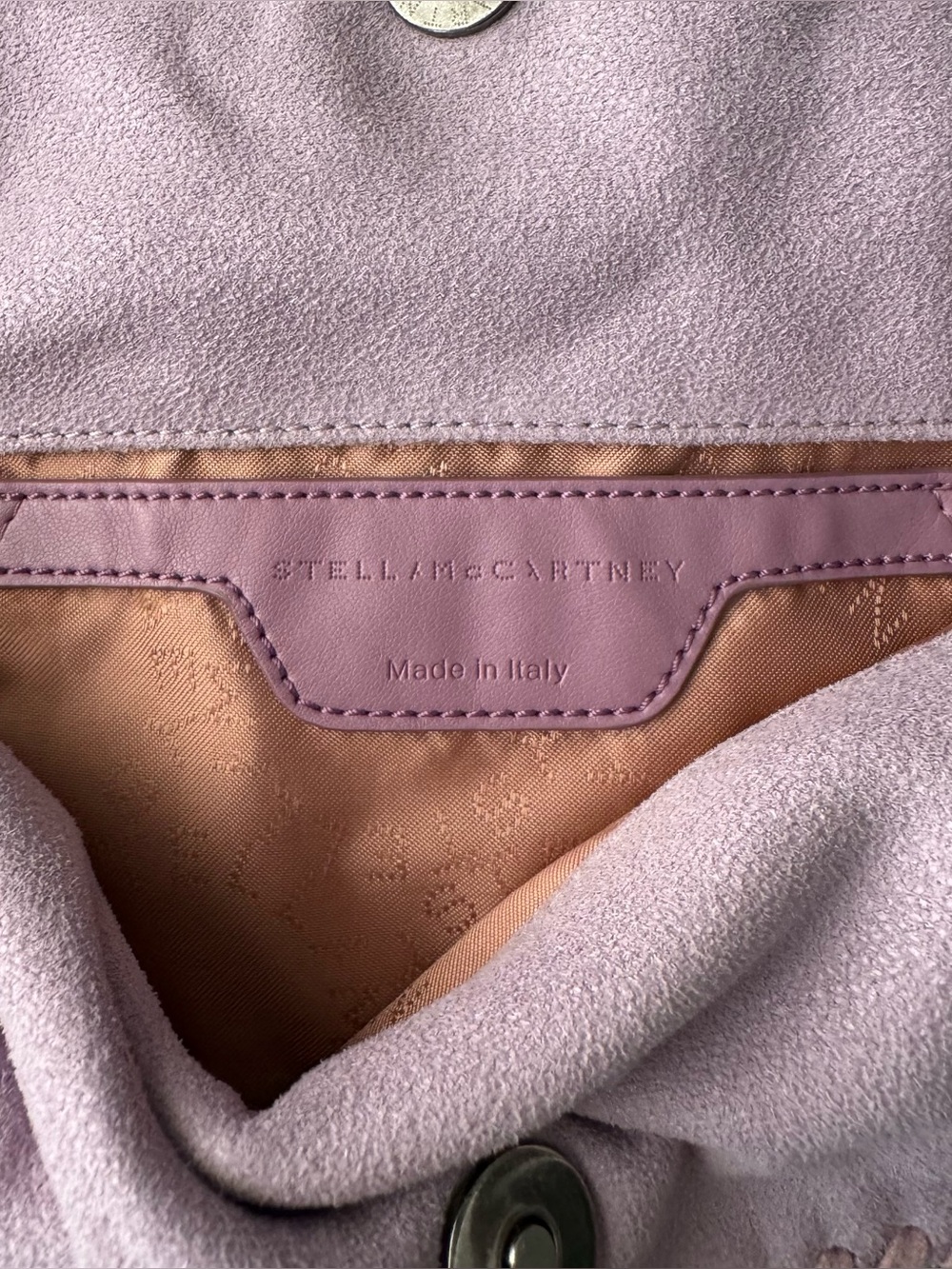 Stella McCartney Falabella Tote Light Purple & Gunmetal Chains with COA - Picture 9 of 11